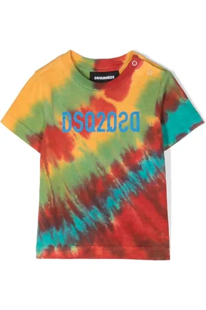 Dsquared2 Shirts - Logo tie-dye t-shirt