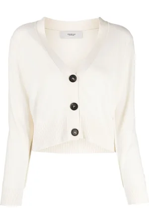 PRINGLE OF SCOTLAND Cropped-Cardigan mit Knöpfen