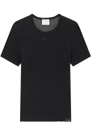 Courrèges T-Shirt aus Mesh