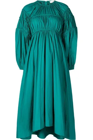 ULLA JOHNSON Gesmoktes Viviana Kleid