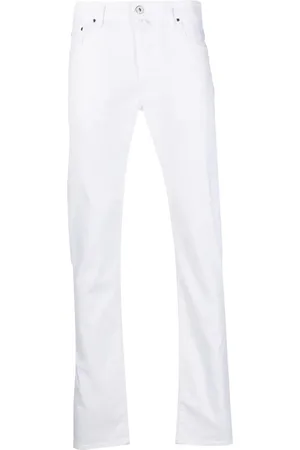 Jacob Cohen Straight-Leg-Jeans mit Einstecktuch