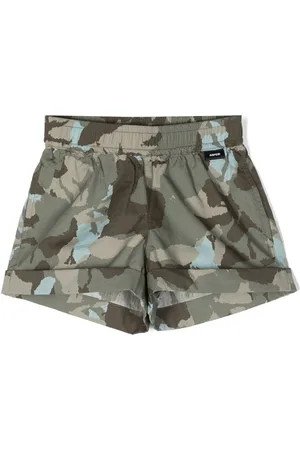 Aspesi Shorts mit Camouflage-Print