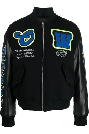 OFF-WHITE Vars Hammer Bomberjacke aus Leder