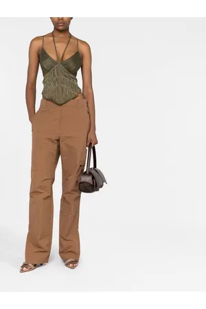 DION LEE Gemustertes Neckholder-Top