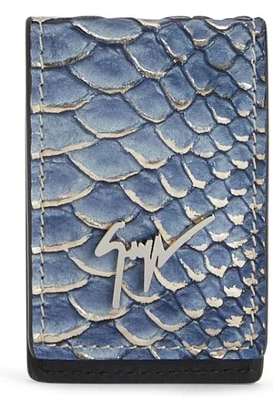 Giuseppe Zanotti Albert Kartenetui mit Schlangen-Optik