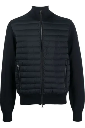 Moncler Gefütterte Jacke mit Kontrastärmeln