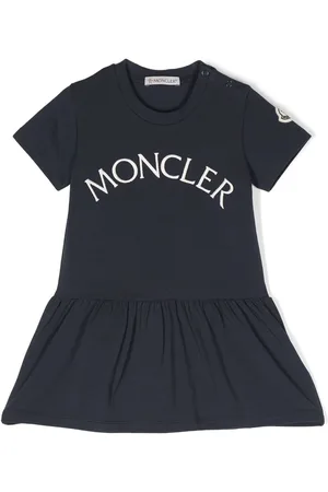 Moncler Kleid mit kurzen Ärmeln