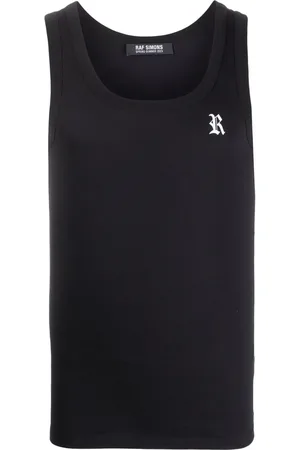 RAF SIMONS Trägershirt mit Logo-Print