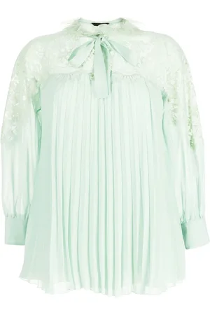 SHIATZY CHEN Bluse mit Spitzenkragen