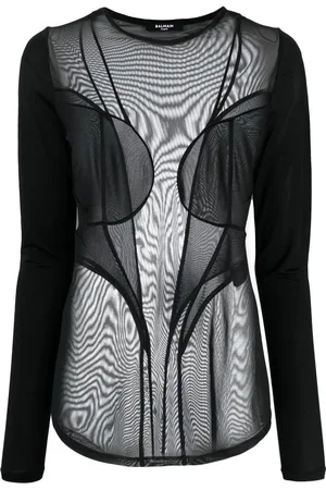 Balmain Transparentes Top