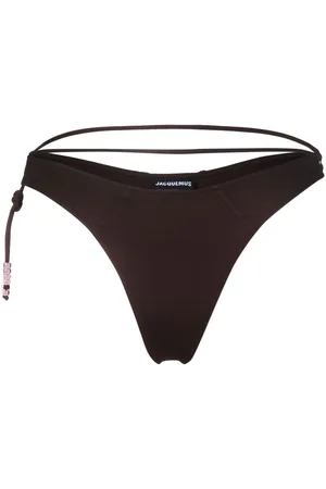 Jacquemus Damen Triangel Bikinis - Low-rise beaded bikini bottoms
