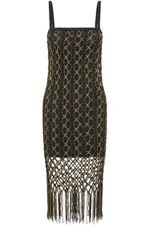DION LEE Midikleid im Layering-Look