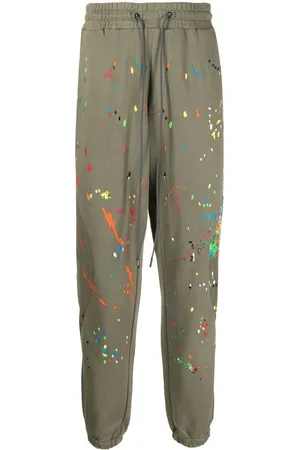 MOSTLY HEARD RARELY SEEN Jogginghose mit aufgestickten Farbklecksen