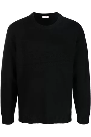 VALENTINO GARAVANI Herren Jacquard Pullover - Logo jacquard wool jumper