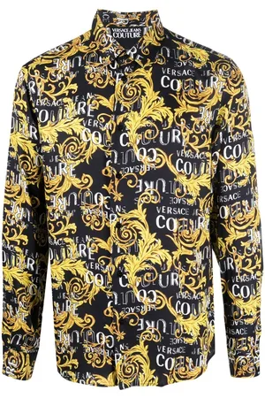 VERSACE Hemd mit Signature-Barocco-Print