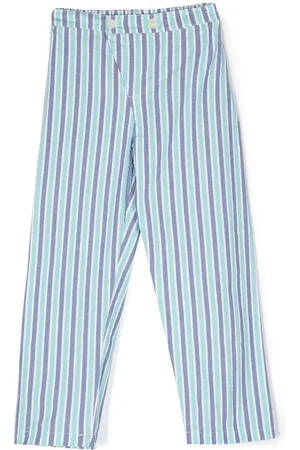 SIOLA Gestreifte Straight-Leg-Hose
