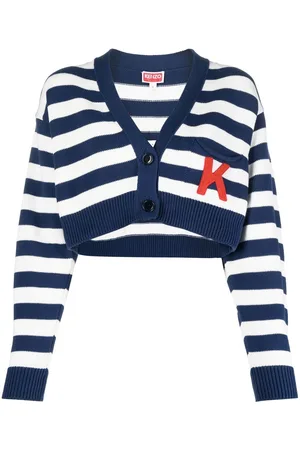 Kenzo Gestreifter Cropped-Cardigan