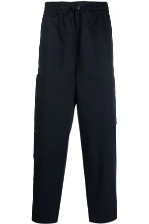 Kenzo Weite Hose mit Logo-Patch