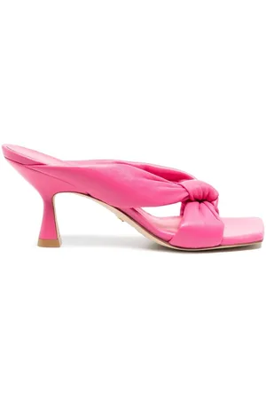 Stuart Weitzman Pantoletten mit eckiger Kappe