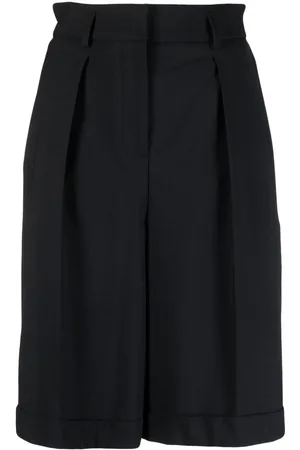 LORENA ANTONIAZZI Knielange Shorts mit Falten