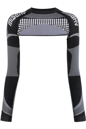 MISBHV Cropped-Top mit Logo-Print