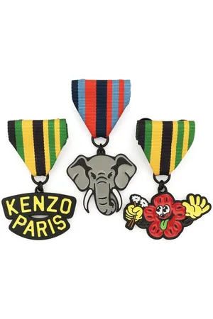 Kenzo Herren Sets - Military medal logo pins (set of three)
