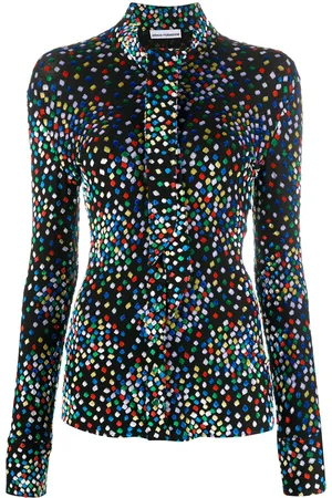 Paco rabanne Bluse mit geometrischem Print
