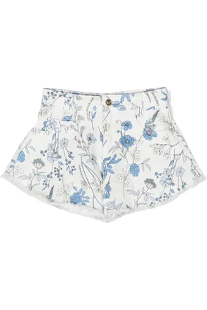 MISS BLUMARINE Shorts mit Blumen-Print