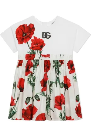 Dolce & Gabbana Kleid mit Blumen-Print