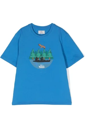 Woolrich T-Shirt mit Road Trip-Print