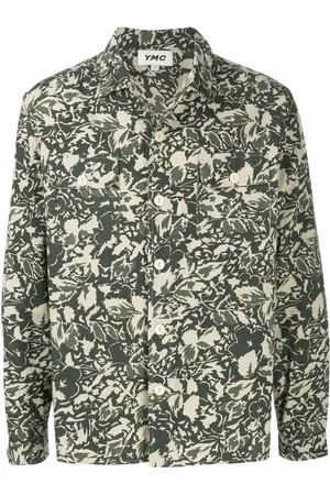 YMC Hemd mit grafischem Print