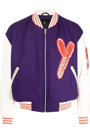 Y-3 Bomberjacke mit grafischem Print
