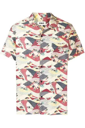 YMC Hemd mit grafischem Print