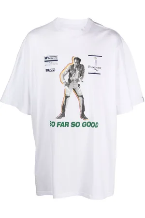 MARTINE ROSE T-Shirt mit grafischem Print