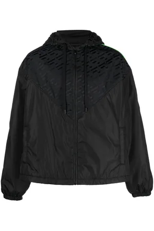VERSACE Sportjacke mit Logo-Print