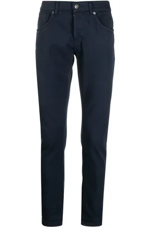 Dondup Halbhohe Straight-Leg-Jeans