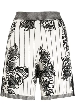 Joseph High-Waist-Shorts mit Blumen-Print