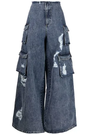 Ground Zero Jeans mit weitem Bein