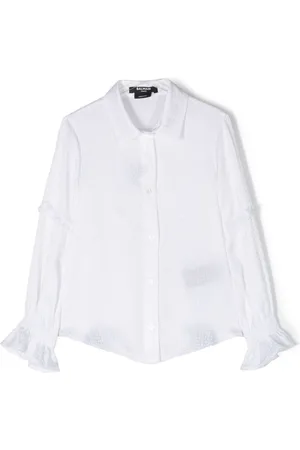 Balmain Hemd aus Monogramm-Jacquard