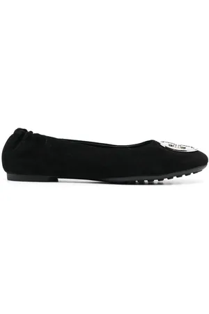 Tory Burch Ballerinas mit Logo-Schild