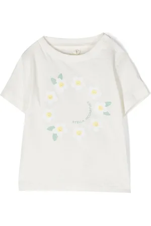 Stella McCartney T-Shirt mit Margeriten-Print