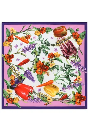 Dolce & Gabbana Jungen Schals - Vegetable print square scarf