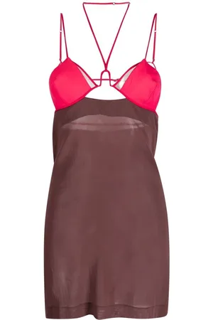 Nensi Dojaka Minikleid mit Cut-Outs