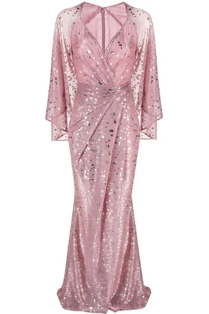 TALBOT RUNHOF Abendkleid mit V-Ausschnitt