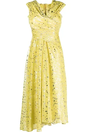 TALBOT RUNHOF Schulterfreies Midikleid