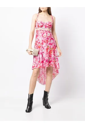 Natasha Zinko Midikleid mit Blumen-Print
