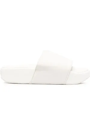 Y-3 Pantoletten mit Logo-Patch