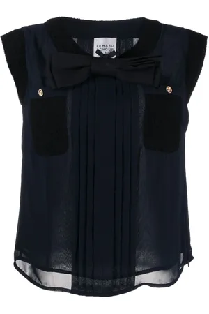 Edward Achour Paris Top mit Schleife