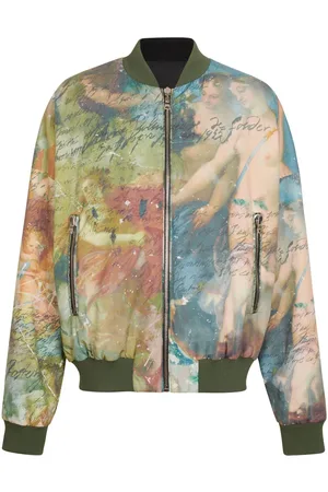 Balmain Wendbare Bomberjacke mit Print