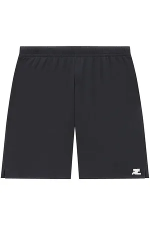 Courrèges Shorts mit Logo-Stickerei